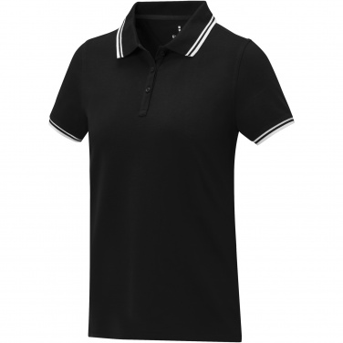 Logo trade promotional items image of: Amarago short sleeve women's tipping polo