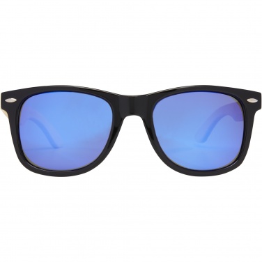 Logotrade promotional gifts photo of: Taiyō rPET/bamboo mirrored polarized sunglasses in gift box