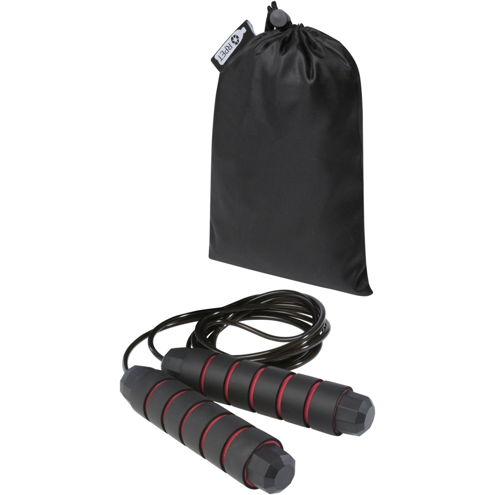 Logotrade promotional gift picture of: Austin soft skipping rope in recycled PET pouch