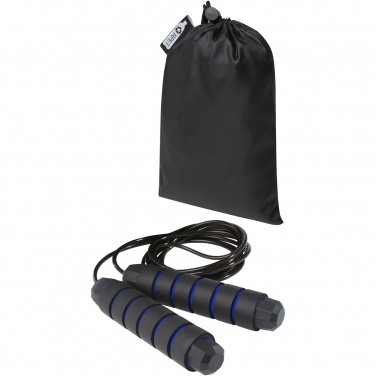 Logo trade promotional giveaway photo of: Austin soft skipping rope in recycled PET pouch