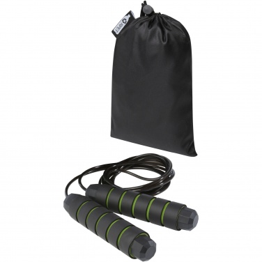 Logo trade promotional gift photo of: Austin soft skipping rope in recycled PET pouch