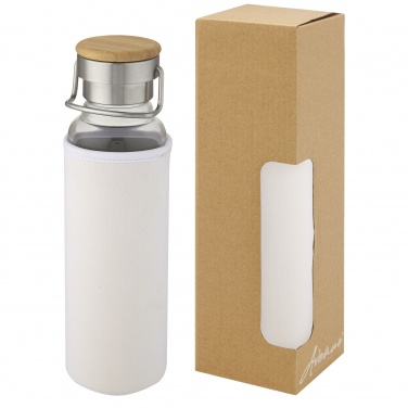 Logo trade promotional merchandise image of: Thor 660 ml glass bottle with neoprene sleeve