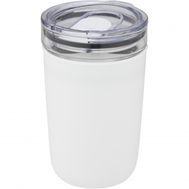 Logo trade business gifts image of: Bello 420 ml glass tumbler with recycled plastic outer wall