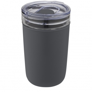 Logo trade promotional giveaways image of: Bello 420 ml glass tumbler with recycled plastic outer wall