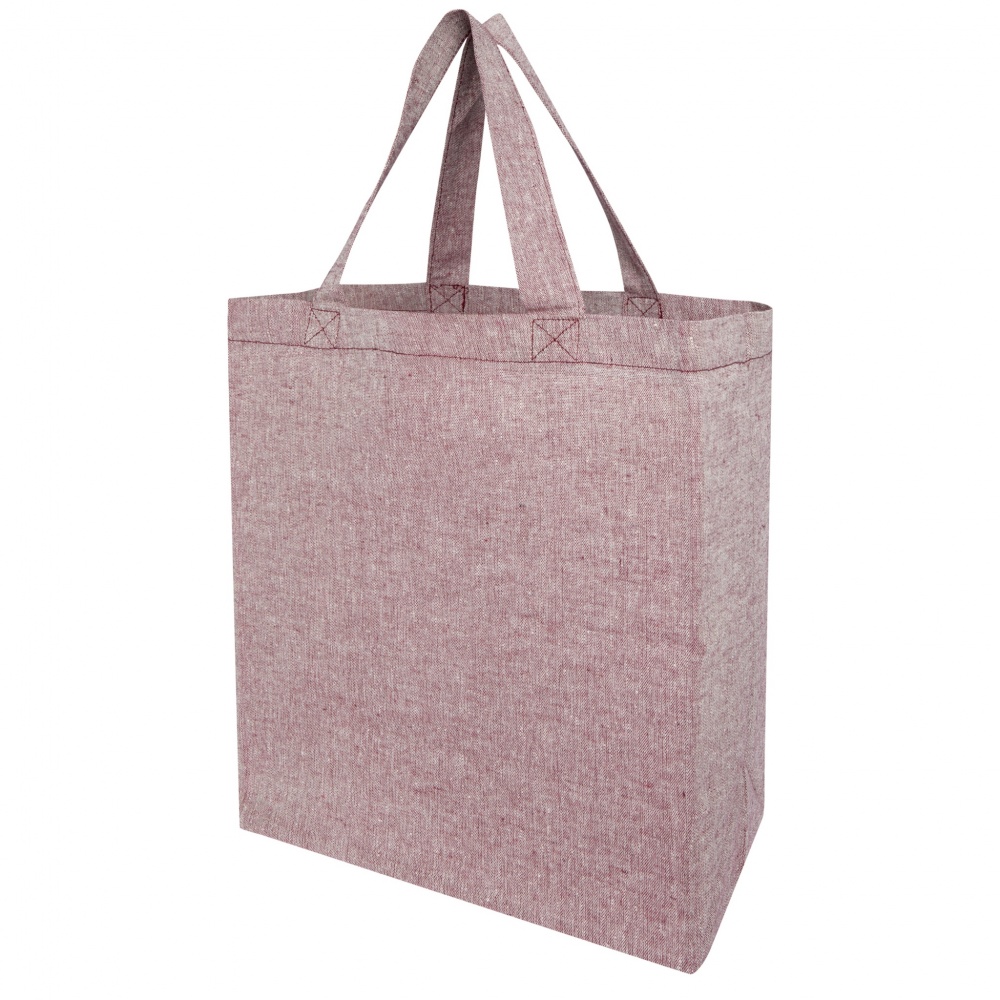 Logotrade promotional merchandise photo of: Pheebs 150 g/m² recycled gusset tote bag 13L
