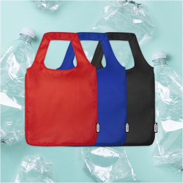 Logo trade promotional giveaways image of: Ash RPET large foldable tote bag 14L