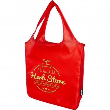 Logo trade promotional giveaway photo of: Ash RPET large foldable tote bag 14L