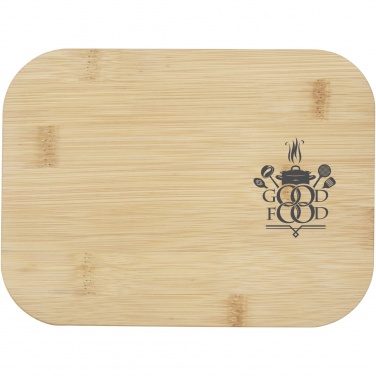 Logotrade promotional merchandise image of: Roby glass lunch box with bamboo lid