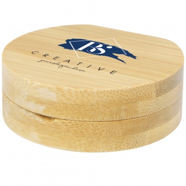 Logo trade promotional gifts picture of: Afrodit bamboo pocket mirror