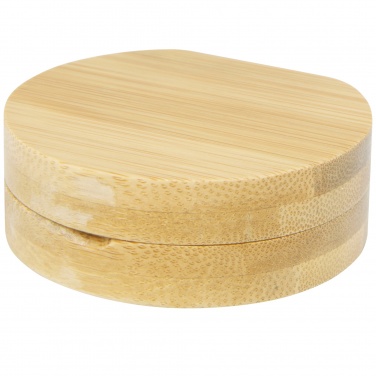 Logotrade promotional item image of: Afrodit bamboo pocket mirror