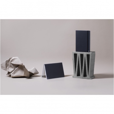 Logo trade promotional products image of: Karst® A5 stone paper hardcover notebook - lined