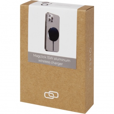 Logotrade promotional giveaway image of: Magclick 15W aluminium wireless charger