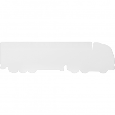 Logotrade promotional giveaway image of: Tait 15 cm lorry-shaped recycled plastic ruler