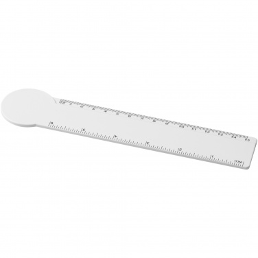 Logotrade promotional merchandise image of: Tait 15 cm circle-shaped recycled plastic ruler 