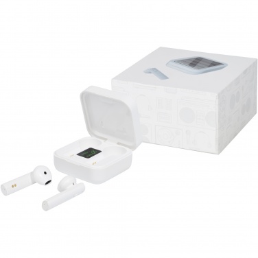 Logotrade business gift image of: Tayo solar charging TWS earbuds 