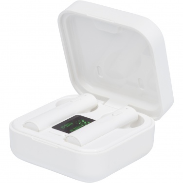 Logo trade promotional merchandise image of: Tayo solar charging TWS earbuds 