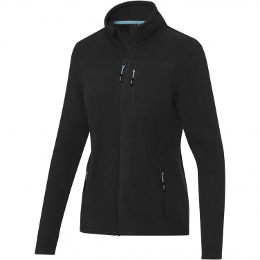 Logo trade advertising products image of: Amber women's GRS recycled full zip fleece jacket
