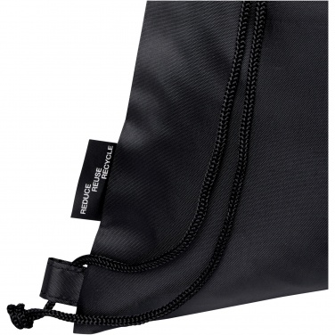 Logotrade corporate gift picture of: Ash recycled foldable drawstring bag 7L