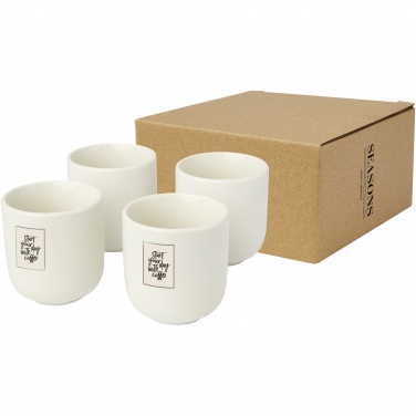 Logo trade promotional giveaways image of: Male 4-piece 90 ml espresso cup