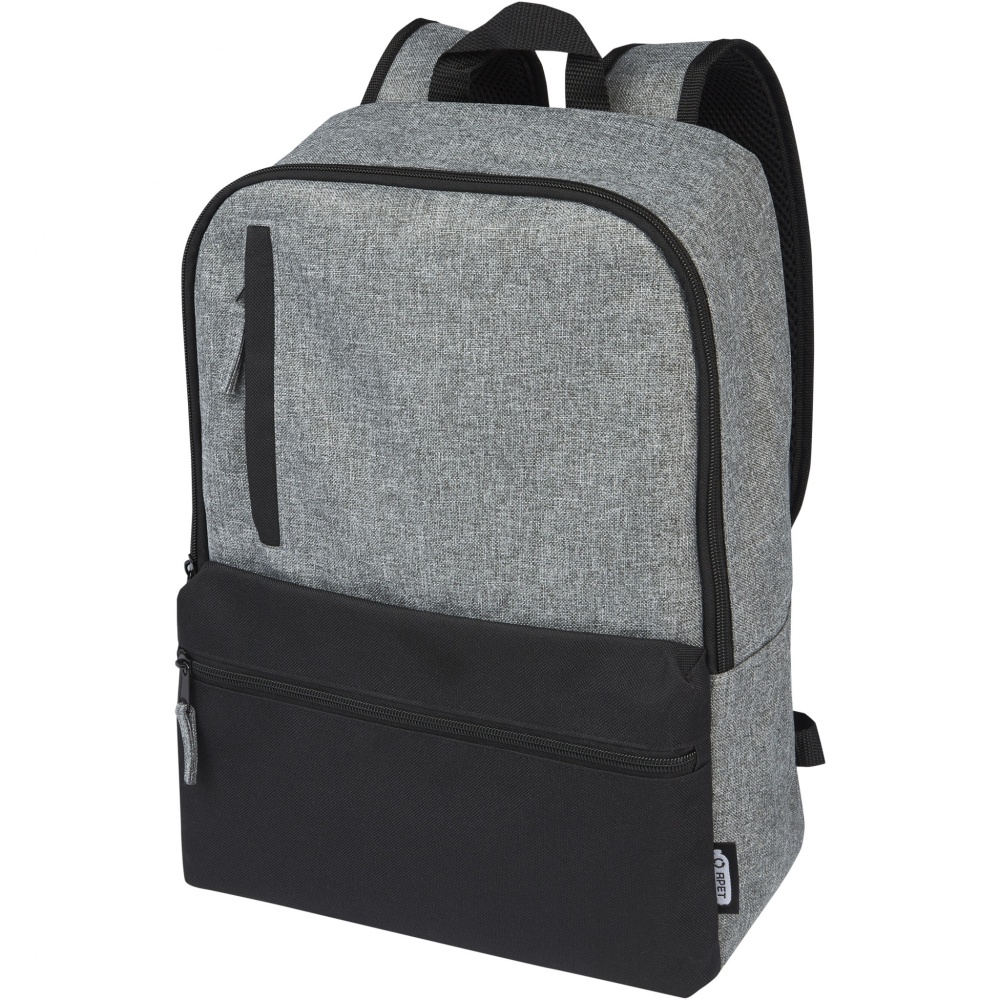 Logo trade promotional items picture of: Reclaim 15" GRS recycled two-tone laptop backpack 14L