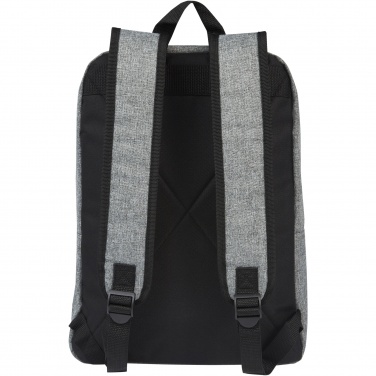 Logo trade corporate gift photo of: Reclaim 15" GRS recycled two-tone laptop backpack 14L