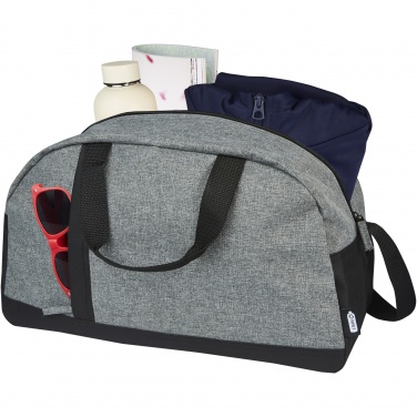 Logo trade promotional giveaways image of: Reclaim GRS recycled two-tone sport duffel bag 21L