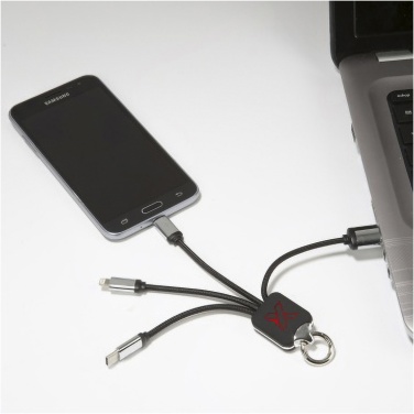 Logo trade corporate gifts image of: SCX.design C15 quatro light-up cable