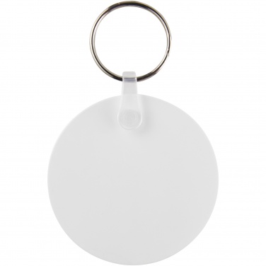 Logotrade corporate gift picture of: Tait circle-shaped recycled keychain
