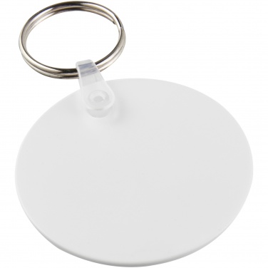 Logotrade promotional items photo of: Tait circle-shaped recycled keychain