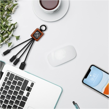 Logotrade promotional item image of: SCX.design C19 wooden easy to use cable