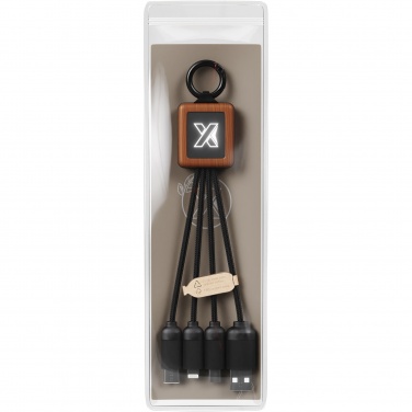 Logo trade corporate gift photo of: SCX.design C19 wooden easy to use cable