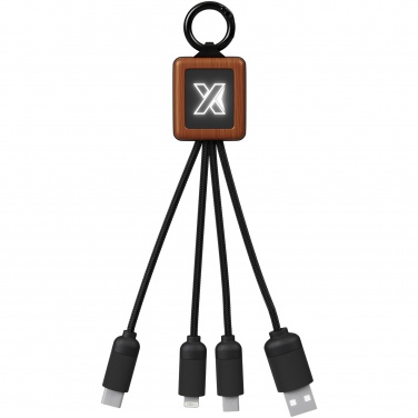 Logo trade corporate gift photo of: SCX.design C19 wooden easy to use cable