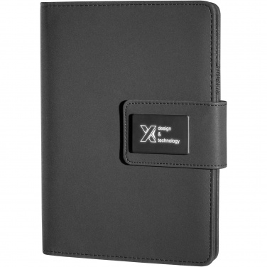 Logo trade promotional giveaway photo of: SCX.design O16 A5 light-up notebook power bank