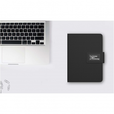 Logo trade promotional gifts image of: SCX.design O16 A5 light-up notebook power bank