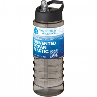 Logo trade advertising products image of: H2O Active® Eco Treble 750 ml spout lid sport bottle 