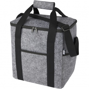 Logo trade promotional item photo of: Felta GRS recycled felt bottle cooler bag 21L