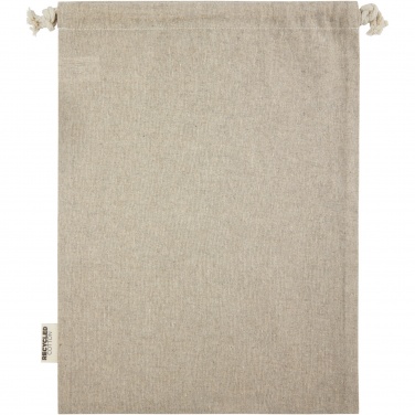 Logotrade business gift image of: Pheebs 150 g/m² GRS recycled cotton gift bag large 4L