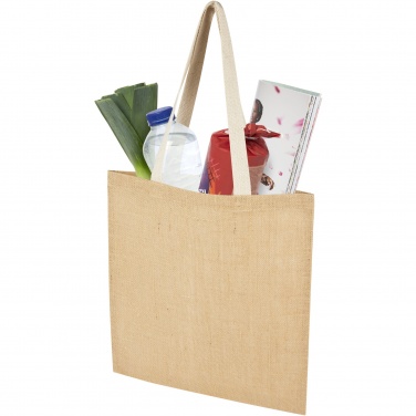 Logo trade corporate gifts image of: Juta 300 g/m² jute tote bag 7L