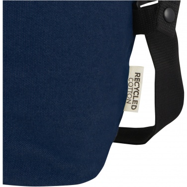 Logo trade corporate gifts image of: Joey GRS recycled canvas sports duffel bag 25L