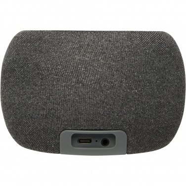 Logotrade promotional merchandise photo of: Ecofiber bamboo/RPET Bluetooth® speaker and wireless charging pad