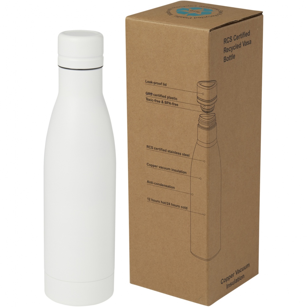 Logotrade promotional items photo of: Vasa 500 ml RCS certified recycled stainless steel copper vacuum insulated bottle