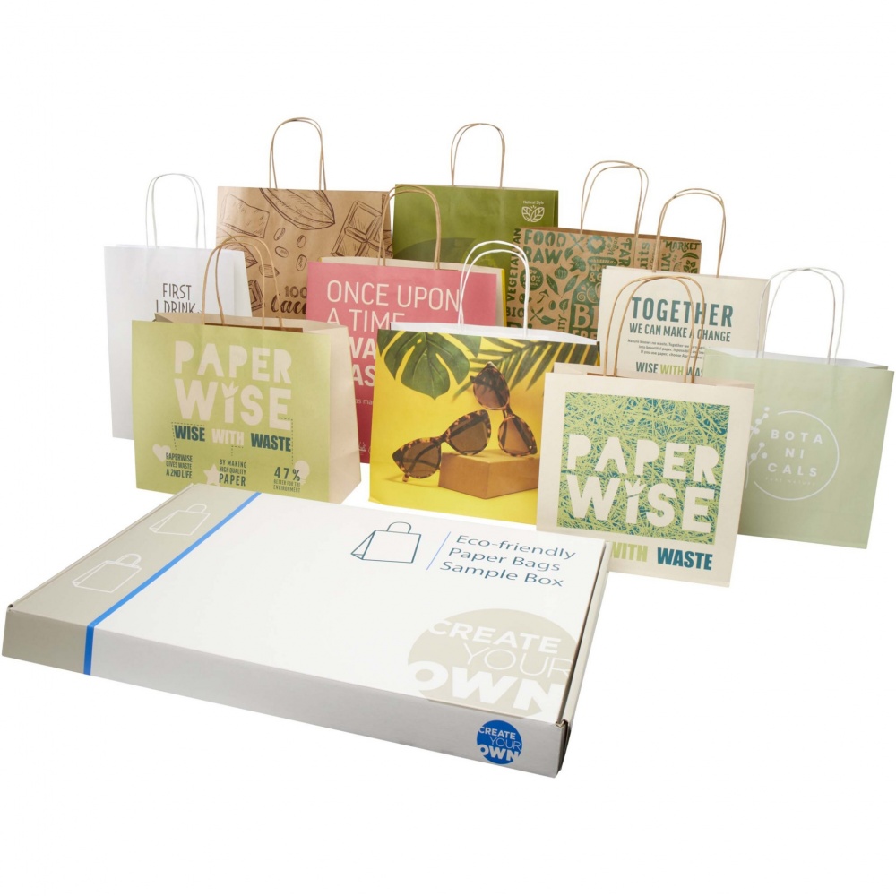 Logotrade promotional gift image of: Agricultural waste and kraft paper bags sample box