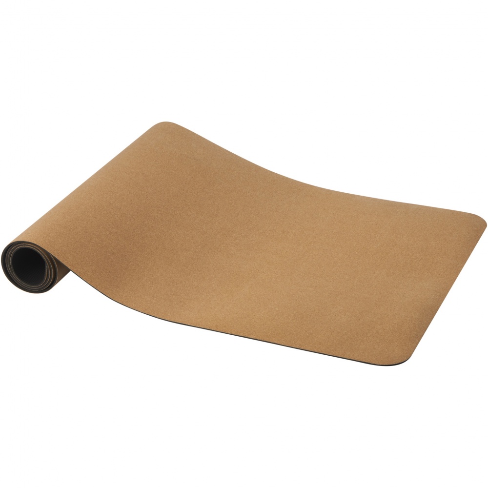 Logo trade promotional products image of: Trikona cork yoga mat