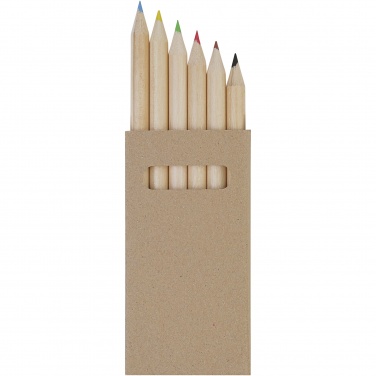 Logotrade promotional merchandise photo of: Artemaa 6-piece pencil colouring set