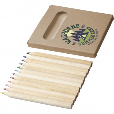 Logo trade business gifts image of: Artemaa 12-piece pencil colouring set