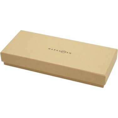 Logo trade promotional giveaways picture of: Apolys bamboo ballpoint and rollerball pen gift set 