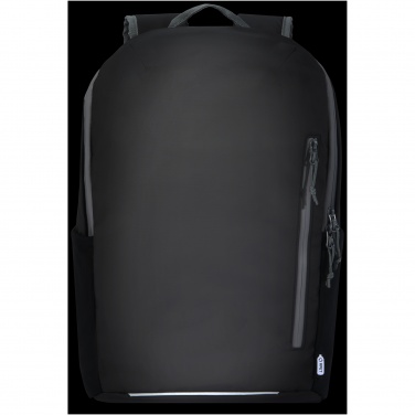 Logo trade promotional gifts image of: Aqua 15" GRS recycled water resistant laptop backpack 21L