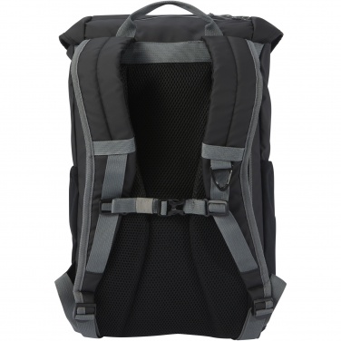 Logo trade promotional products picture of: Aqua 15.6" GRS recycled water resistant laptop backpack 23L