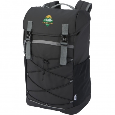 Logotrade business gift image of: Aqua 15.6" GRS recycled water resistant laptop backpack 23L