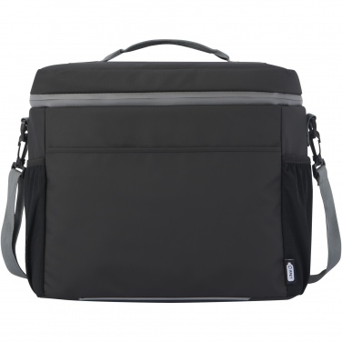 Logo trade business gift photo of: Aqua 20-can GRS recycled water resistant cooler bag 22L